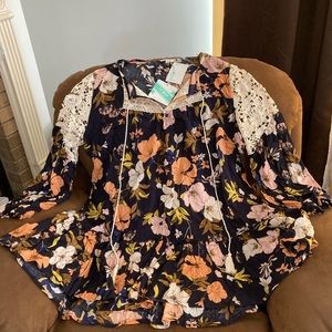 NWT Umgee babydoll dress